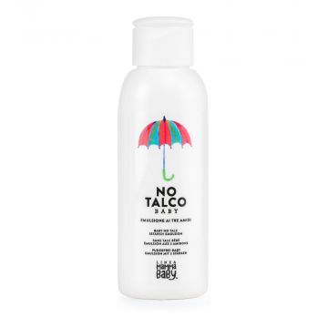 No Talco Baby Emulsione 100 ml | Emulsione ai 3 amidi rinfrescante anti umidità | MAMMA BABY