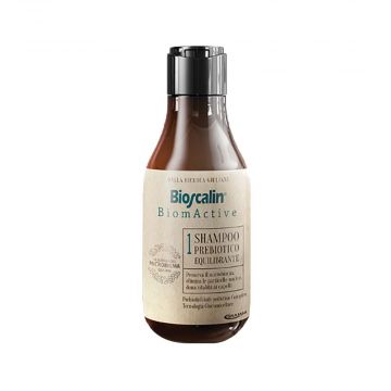 SHAMPOO PREBIOTICO EQUILIBRANTE 200 ml | Per lavaggi anche frequenti | BIOSCALIN BiomActive