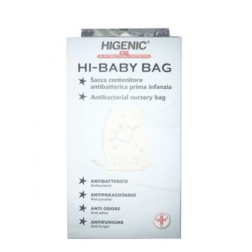 HI BABY BAG Sacca contenitore antibatterica AZZURRA  | HIGENIC