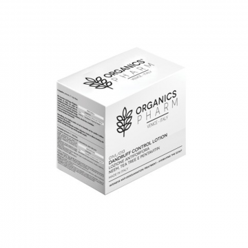 Dandruff Control 6 fiale | Lozione antiforfora estratti naturali | ORGANICS PHARM