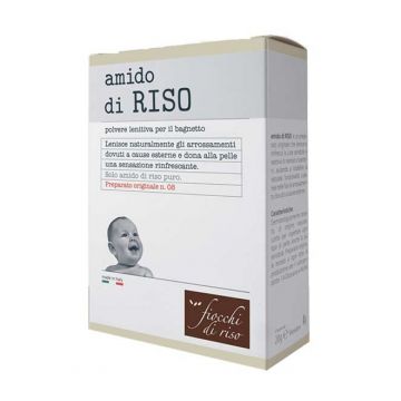 AMIDO DI RISO 100 g | Polvere lenitiva bagnetto | FIOCCHI DI RISO