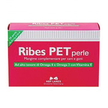 Mangime complementare 30 Perle | Supporto funzione dermica | RIBES PET