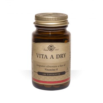 Vita A Dry 100 tav | Integratore di vitamina A | SOLGAR