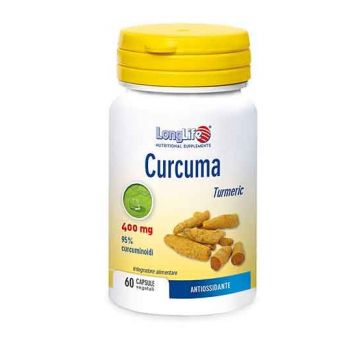 CURCUMA 60 Capsule | Integratore Flessibilità Articolare | LONGLIFE