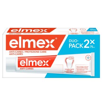 Dentifricio Anti-Carie 75ml | Senza mentolo Duo Pack | ELMEX