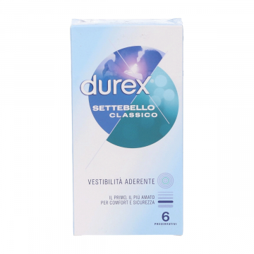 Settebello Classico 6pz | Preservativi lattice gomma naturale | DUREX