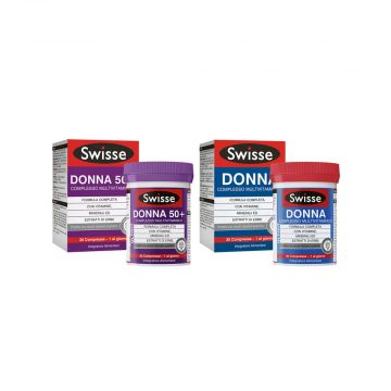 MULTIVITAMINICO DONNA / 50+ / 65+ | Integratore Vitamine in Compresse | SWISSE