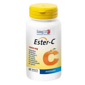 Ester C 1000 mg 60 tav | Integratore di Vitamina C | LONGLIFE