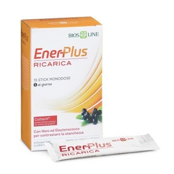 Enerplus Ricarica 15 stick | Integratore pronta energia  | BIOS LINE