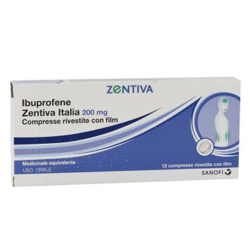 Ibuprofene 200 mg  Zentiva | 12 compresse