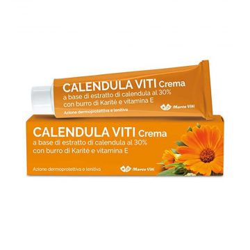 CALENDULA CREMA 100 ml | Estratto Calendula 30%, Burro Karitè, Vitamina E | MARCO VITI