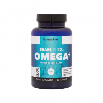 Brainceutix Omega+ 60 perle | Integratore Omega 3 | NATURE'S PLUS