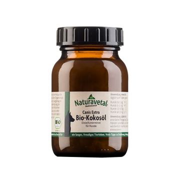 OLIO DI COCCO BIO | Integratore di grasso vegetale 150 g cod.3615 | NATURAVETAL - Canis Plus