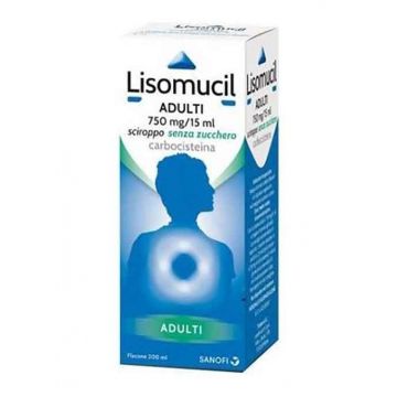 LISOMUCIL ADULTI Senza Zucchero | Sciroppo 200 ml