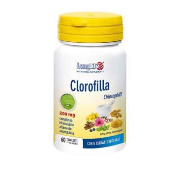 CLOROFILLA 60 Tavolette | Integratore Depurativo | LONGLIFE