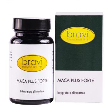 Maca Plus Forte 50 tavolette | Integratore tonico stimolante | BRAVI