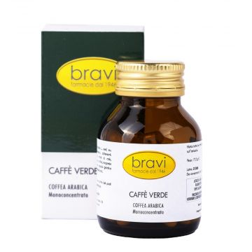 Caffè Verde 50 capsule | Integratore Tonico | BRAVI LAB