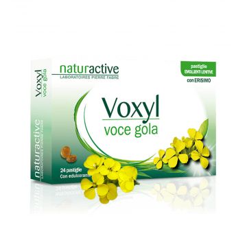 Voxyl Voce Gola 24 pastiglie | Integratore a base di Erisimo | PIERRE FABRE - Naturactive