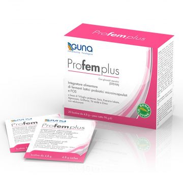 Profem Plus 20 bustine | Integratore per la menopausa con Fermenti | GUNA