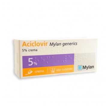 Aciclovir crema 5% Mylan | Tubo 3 g
