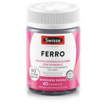 FERRO ULTIBOOST 40 gommose | Integratore ferro donna | SWISSE