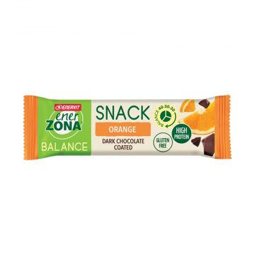 SNACK 40-30-30 ORANGE | Barretta Arancia e Cioccolato Fondente 33 g | ENERZONA