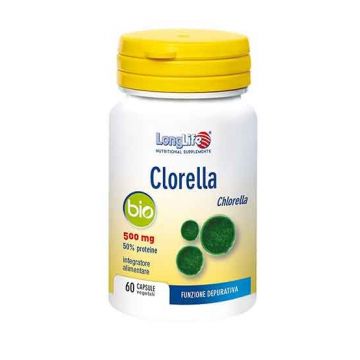 CLORELLA BIO 60 cps | Integratore Depurativo | LONGLIFE