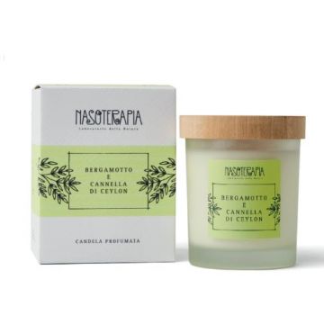 Candela Bergamotto e Cannella 180 g | Candela ambiente | PURAE