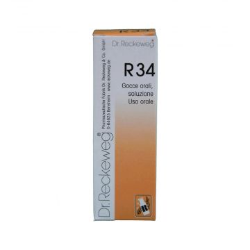 R34 | Gocce omeopatiche 22 ml | DR.RECKEWEG