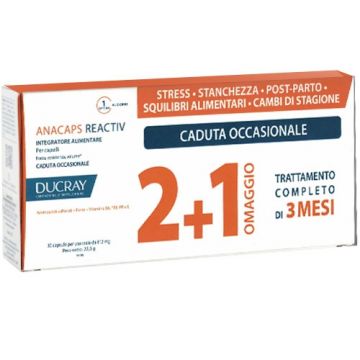 ANACAPS REACTIV Caduta occasionale 2+1 omaggio 90 cps | DUCRAY