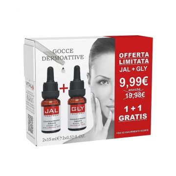 PROMO MINI JAL + GLY | promozione viso  2 x 15 mml | VITAL PLUS