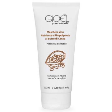 Maschera viso biologica 100 ml | Trattamento al burro di cacao | GIOEL