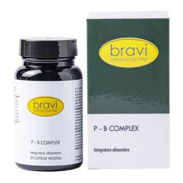 P - B Complex 30 capsule | Integratore stanchezza e affaticamento | BRAVI