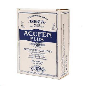 ACUFEN PLUS Integratore per acufeni 30 Compresse | DECA LABORATORIO CHIMICO