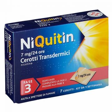 Niquitin 7 mg/24 ore | 7 Cerotti Transdermici