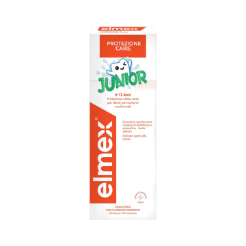 Collutorio Junior 400ml | Anti-carie 6-12 anni | ELMEX
