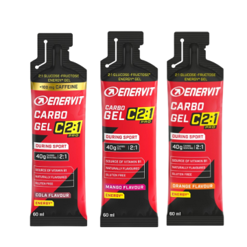 C2:1 Pro - Carbo Gel 60ml | Energetico - Vari gusti | ENERVIT 