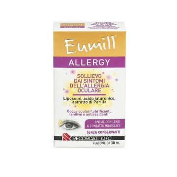Collirio Allergy 10ml | Acido Ialurinico e Estratto di Perilla | EUMILL