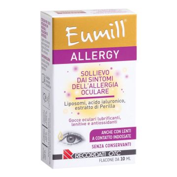 Allergy 10ml - Collirio|Acido Ialurinico e Estratto di Perilla | EUMILL