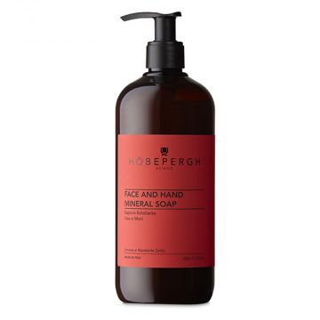 Sapone esfoliante viso e mani | Limone e Mandorle dolci 500 ml | HOBE PERGH