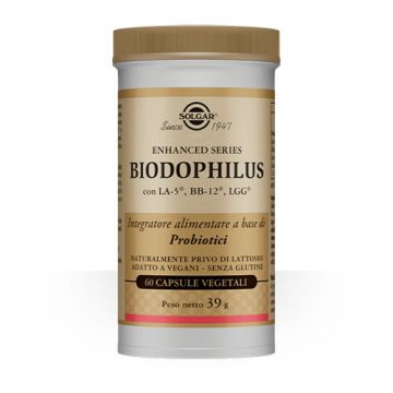 Biodophilus 60 capsule veg | Probiotici concentrati | SOLGAR