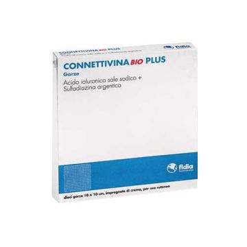 Connettivina BIO Plus Garze 10X10 | Ferite e abrasioni | CONNETTIVINA