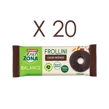 FROLLINI 40-30-30 CACAO INTENSO 25g box 20 pz  | BOX 20 BISCOTTI | ENERZONA