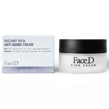 Rich Crema Anti-età 50ml | Crema viso e collo antietà | FACE D