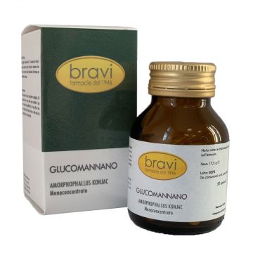 Glucomannano 50 capsule | Integratore controllo del Peso | BRAVI LAB