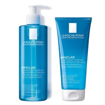 Gel Moussant Purifiant 200-400 ml | Gel detergente pelle grassa | LA ROCHE POSAY Effaclar