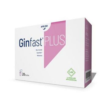 GINFAST PLUS | Integratore di folato, myo-inositolo e melatonina 20 buste | LOGUS PHARMA