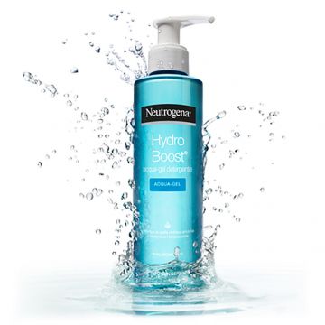 ACQUA GEL HYDRATANT 200 ml | Detergente con Risciacquo Viso Occhi | NEUTROGENA Hydro Boost Nettoyant