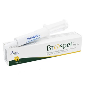 BROSPET PASTA Mangime complementare | Pasta Drenante liquidi 20 g | AURORA BIOFARMA