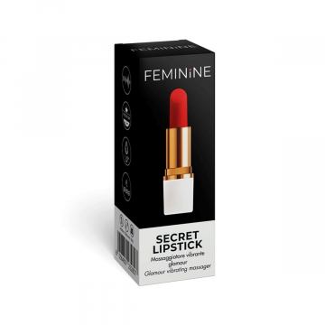 Vibrating Secret Lipstick | Massaggiatore da borsetta 9 cm | FEMININE